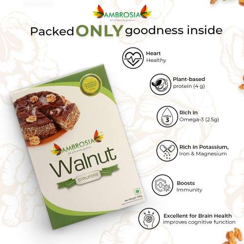 Ambrosia: Walnut Kernel Syruper 500g Pack of 2x250gm