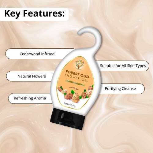 The Herbal Blend: Forest Oud Shower Gel  150ml