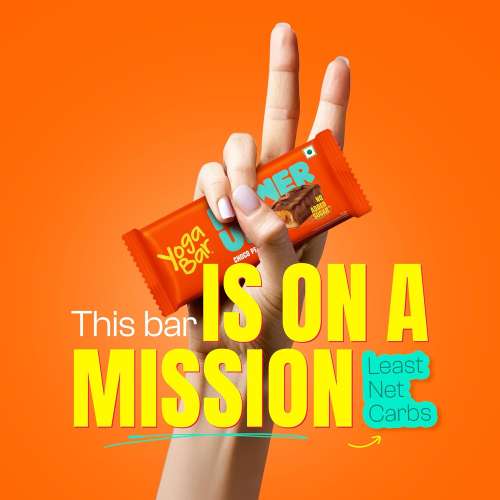 Yogabar: Enrobed Bars - Chocolate  Power Up Protein Bars 20gm Pack of 5