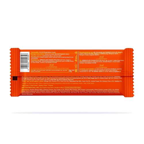 Yogabar: Enrobed Bars - Chocolate  Power Up Protein Bars 20gm Pack of 5