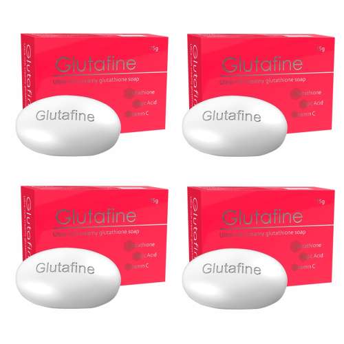 Ethiglo: Glutafine Skin Lightening Soap 75gm Pack of 4