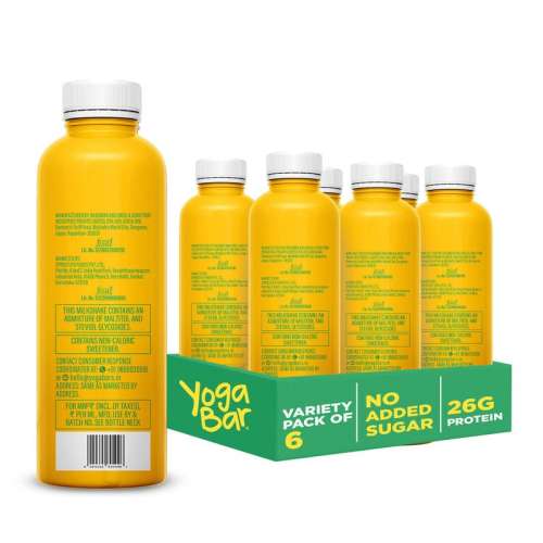 Yogabar: Mango Rizz Protein Shake 26gm, 250ml Pack of 6