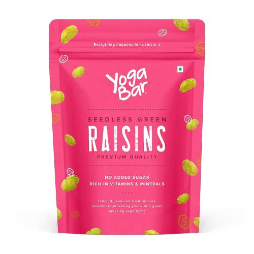 Yogabar: Premium Green Raisins 200gm