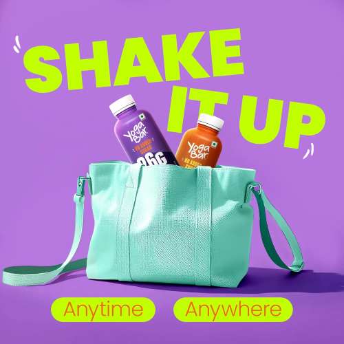 Yogabar: Protein drink  Double Chocolate 250gm Pack of 6