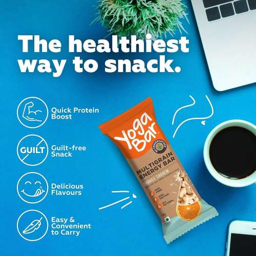 Yogabar: Energy Bars Chocolate Chunk pack of 10 bars