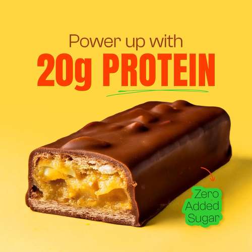 Yogabar: Power Up Protein Bar 20gm  Variety Pack of 5 Bars (3 x Choco Peanut Butter, x Coffee Crush)