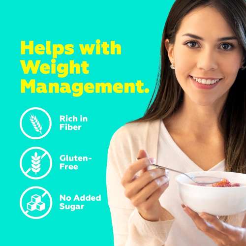 Yogabar: Rolled Plain Oats 100% - 400gm