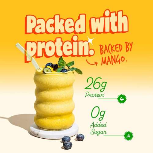 Yogabar: Mango Rizz Protein Shake 26gm, 250ml Pack of 6
