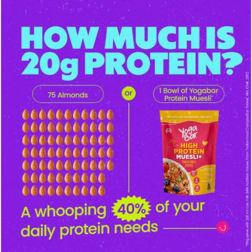 Yogabar: High Protein Fruit Nut Muesli 850gm