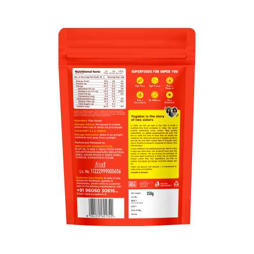 Yogabar: Flax Seeds 250gm