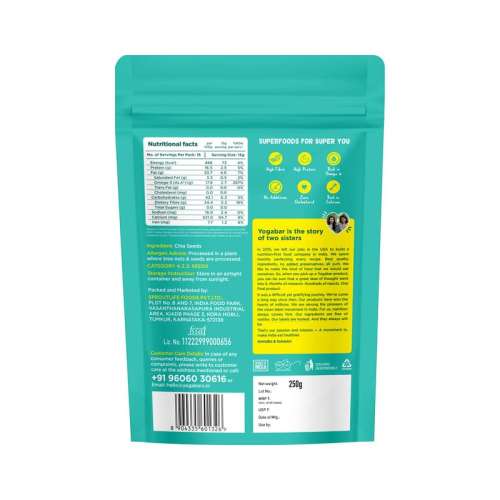 Yogabar: Chia Seeds 250gm