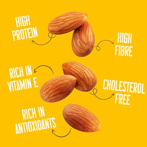 Yogabar: Premium California Almonds 500gm