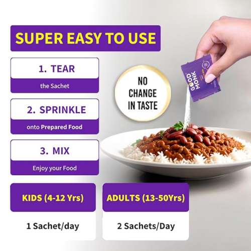 Good Monk: Family Nutrition Mix: Clinically Proven to improve Energy, Immunity & Gut Health | 30 Sachets