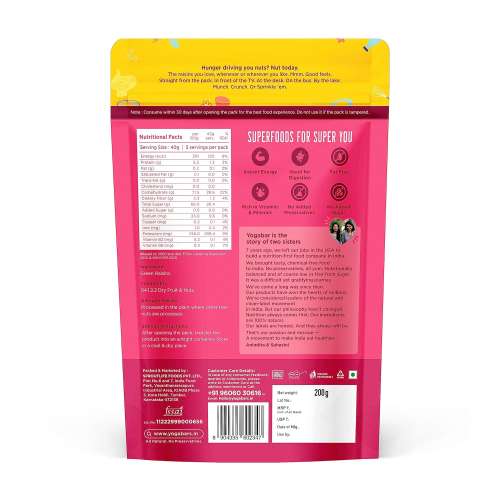 Yogabar: Premium Green Raisins 200gm