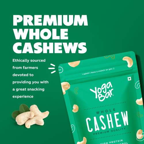 Yogabar: Premium Cashews 500gm