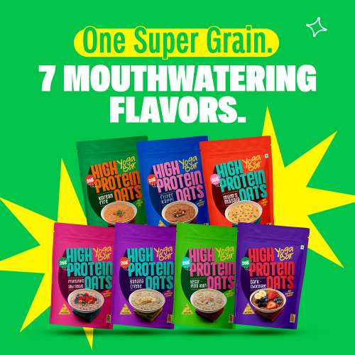 Yogabar: 26gm High Protein Oats 1kg , Fruits Nuts & Seeds