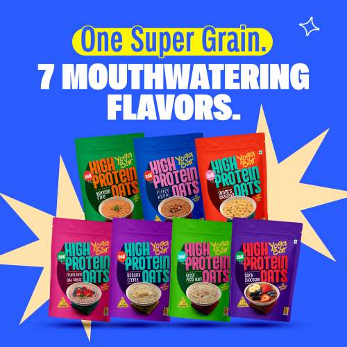 Yogabar: 26gm High Protein Oats 1kg , Korean Fire