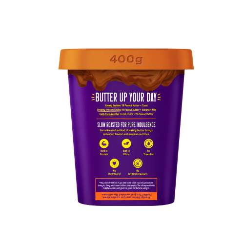 Yogabar: Crunchy Dark Chocolate Peanut Butter 400gm