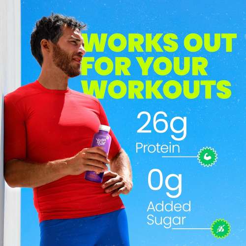 Yogabar: Double Chocolate Protein Milk Shake 26gm, 250ml Pack of 12