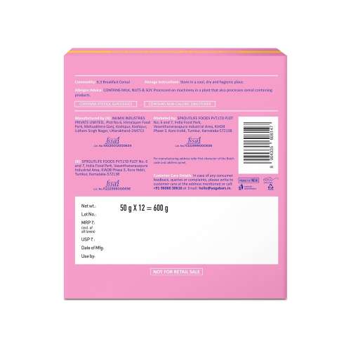 Yogabar: Crunch Enrobed Bar - Dark Chocolate 50gm, Pack of 12