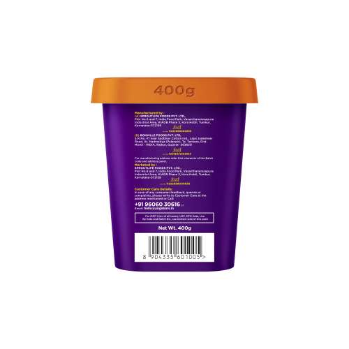 Yogabar: Crunchy Dark Chocolate Peanut Butter 400gm