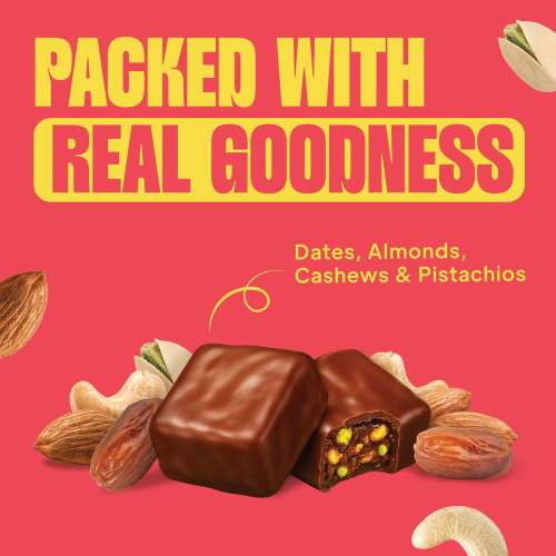 Yogabar: Protein Date Minis Choco Dip 200gm Tin Pack of 10*20gm