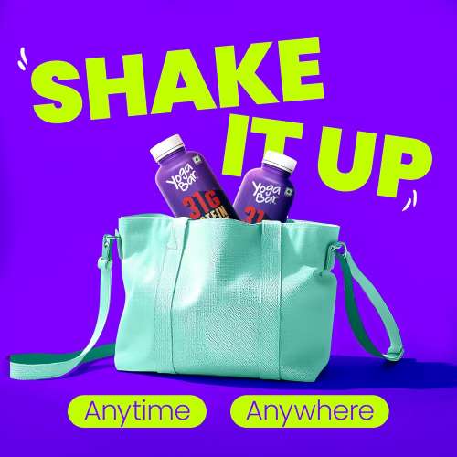 Yogabar: Protein Shake 31g Double Chocolate 250ml