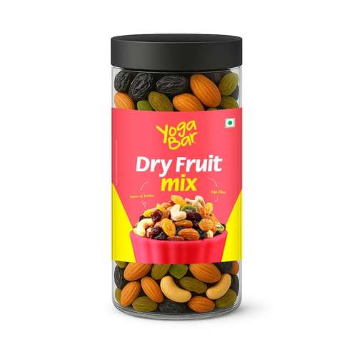 Yogabar: Panchmeva Premium Nuts and Dry Fruits Mix- 400gm Jar