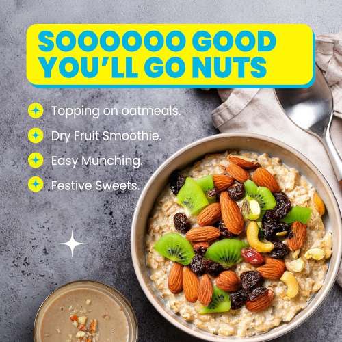 Yogabar: Panchmeva Premium Nuts and Dry Fruits Mix- 400gm Jar