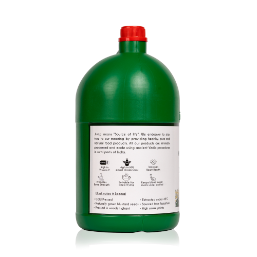Jivika Pure: Cold Pressed Mustard Oil 5Ltr