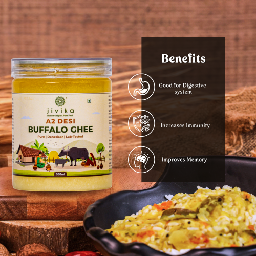 Jivika Pure: Buffalo Ghee  500ml