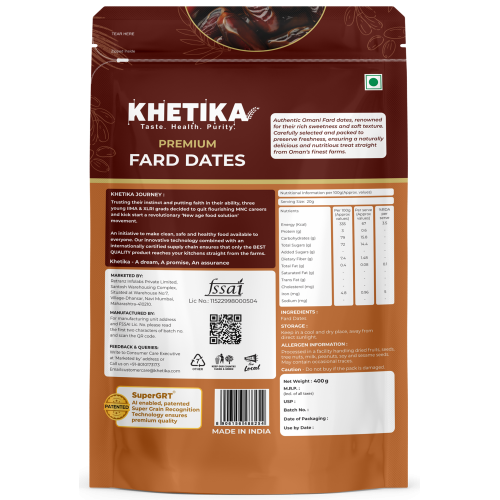 KHETIKA: Premium Fard Dates-Khetika 400gm