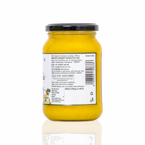 Jivika Pure: Himachal Desi A2 Cow Bilona Ghee  500ml