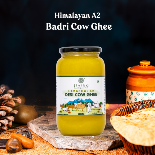 Jivika Pure: Himachal Desi A2 Cow Bilona Ghee  1Ltr
