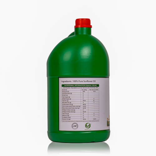 Jivika Pure: Cold Pressed Sunflower Oil  5Ltr