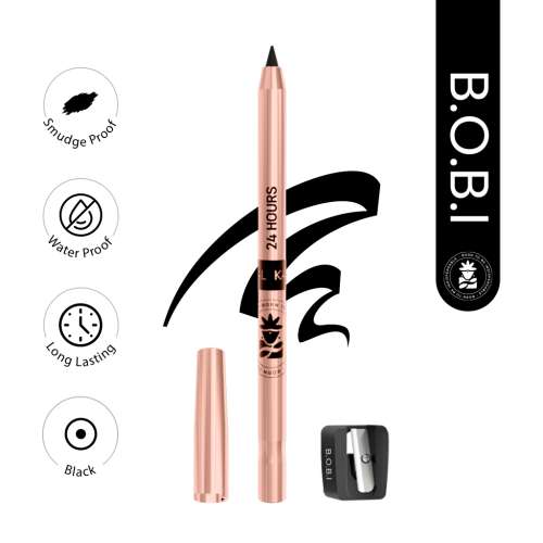 BOBI: Intense Black 24 Hours Kajal For Eyes - Waterproof & Long-Lasting