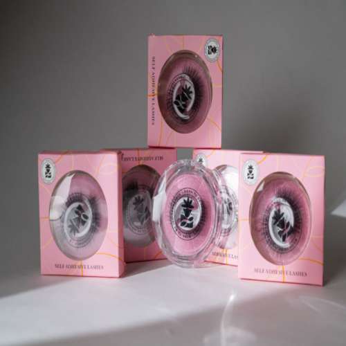 BOBI: Self Adhesive Eyelashes SA30 Cat Eye  Winged Corner Volume | Elongated Eye Look | No Glue | Reusable | Quick Stick-On Style 20gm