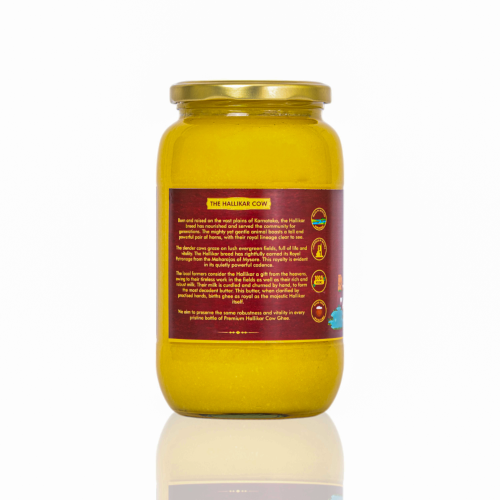 Jivika Pure: Mysore A2 Halikar Cow Ghee 1000ml