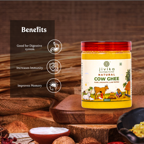 Jivika Pure: Cow Ghee  500ml