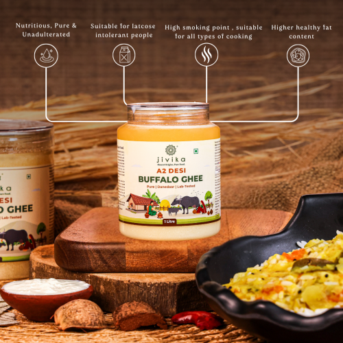 Jivika Pure: Buffalo Ghee  1Ltr