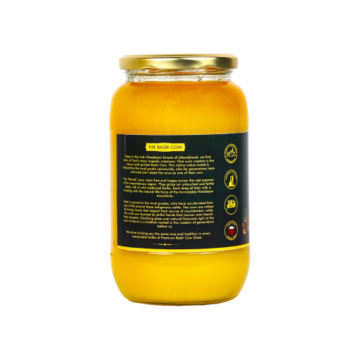 Jivika Pure: Himalayan A2 Badri Cow Ghee 1000ml