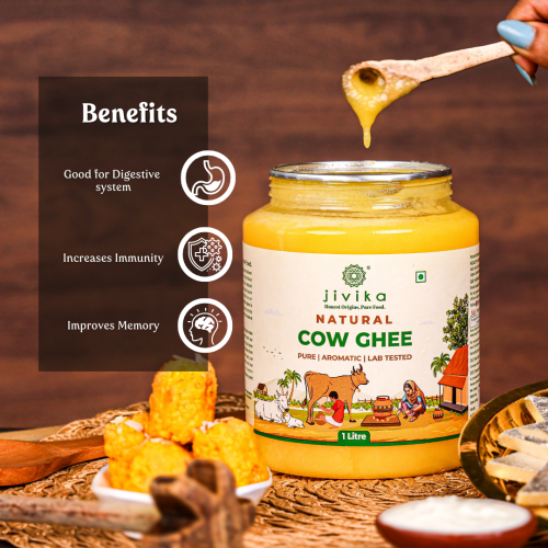 Jivika Pure: Cow Ghee  1Ltr