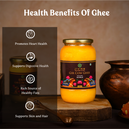 Jivika Pure: Vedic Hand Churned Bilona Gir Cow Ghee  250ml