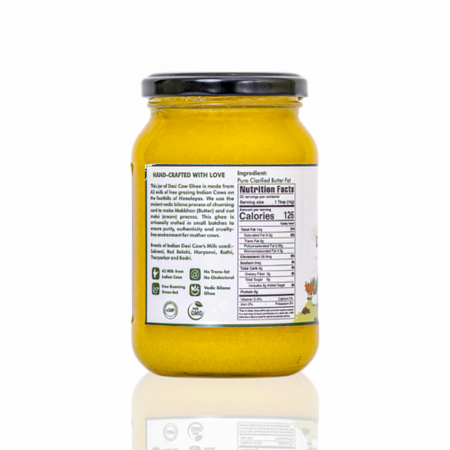 Jivika Pure: Himachal Desi A2 Cow Bilona Ghee  500ml
