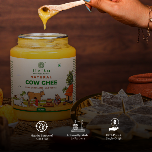 Jivika Pure: Cow Ghee  1Ltr