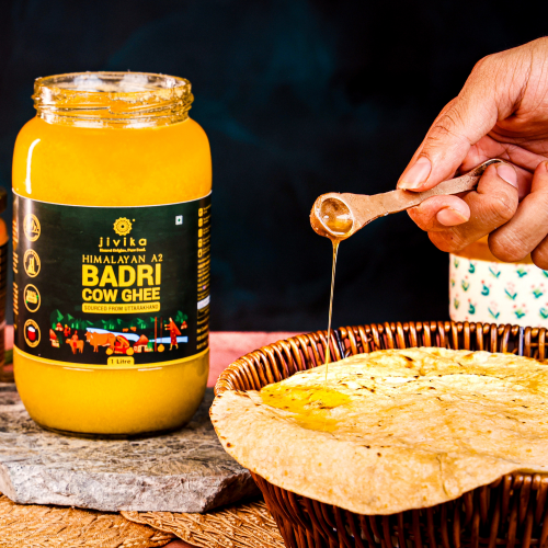 Jivika Pure: Himalayan A2 Badri Cow Ghee 1000ml