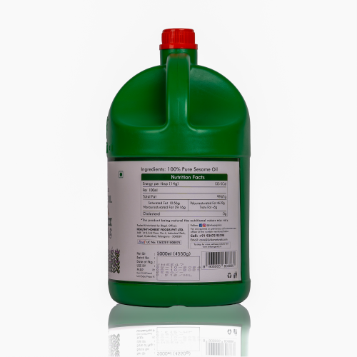 Jivika Pure: Cold Pressed Sesame Oil  5Ltr