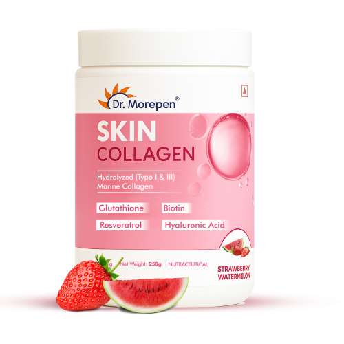 Dr. Morepen: Marine Skin Collagen Protein Pineapple 250gm (Jar)