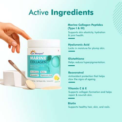 Dr. Morepen: Marine Collagen Skin Protein | 250gm