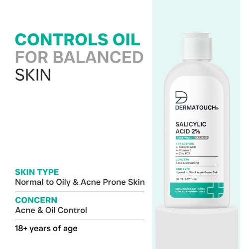 Dermatouch: Salicylic Acid 2% Face Wash 50ml